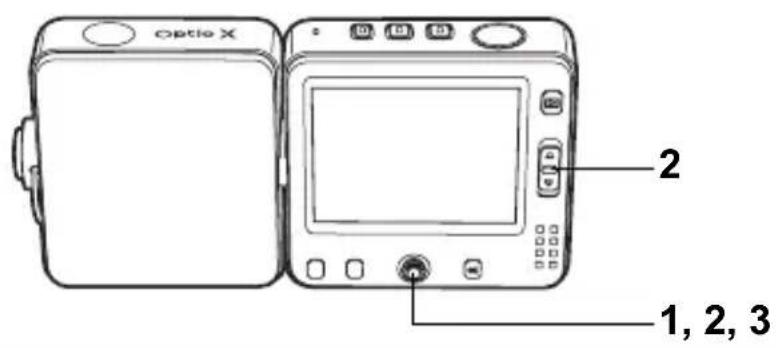 PENTAX Optio X - 動画を再生する - 1
