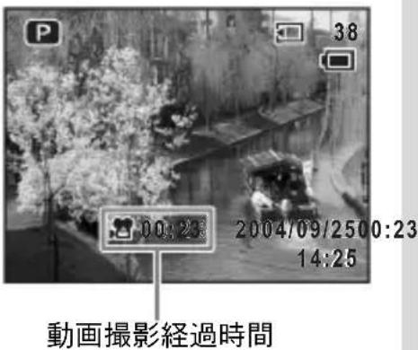 PENTAX Optio X - 動画撮影中にボタンを短く押す - 1