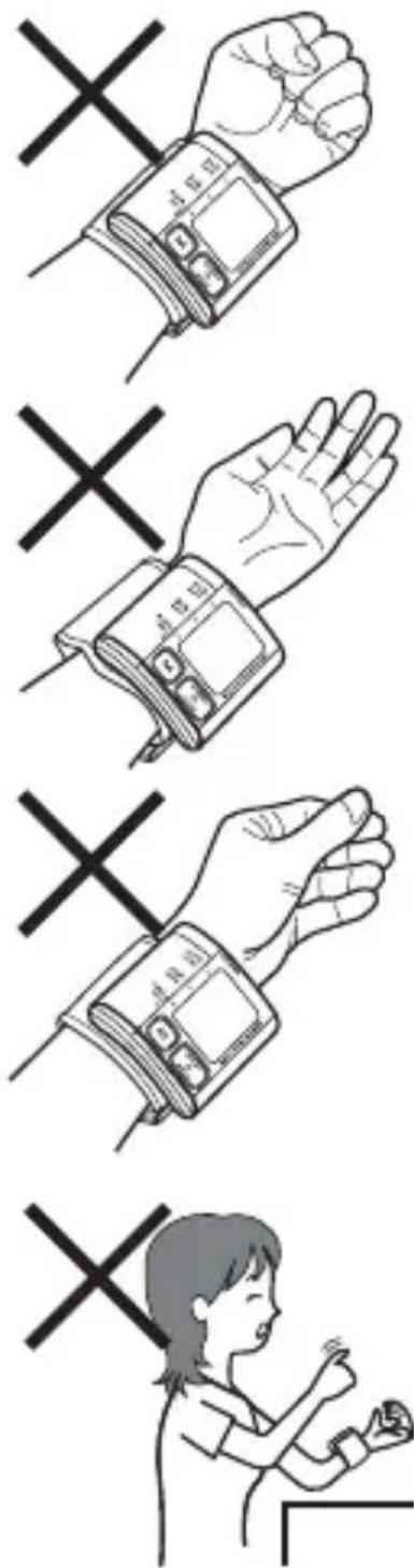 CITIZEN CH-657 - To obtain correct measurements - 1