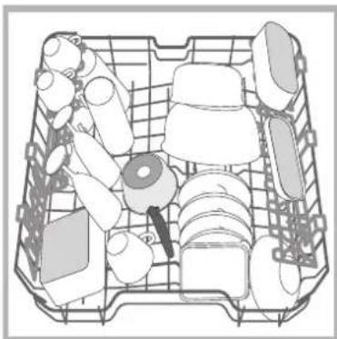 HOTPOINT LTF 11H121 - Kosz górny - 1
