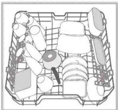 HOTPOINT LTF 11H121 - Övre korg - 1