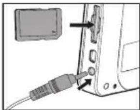HITACHI HDF-7080 - Turning on the Photo Frame - 1