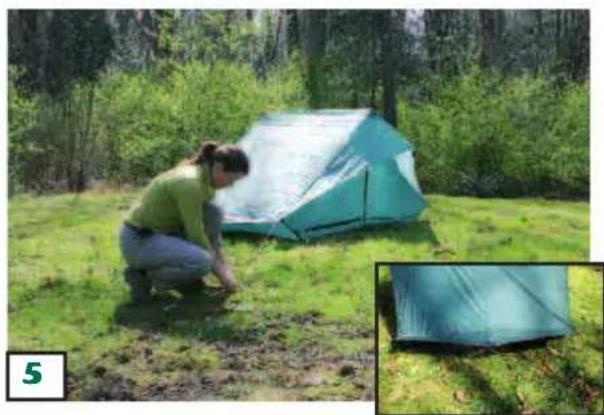 Hilleberg Rajd - Using the Rajd without Poles. - 2