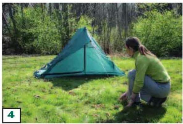 Hilleberg Rajd - Using the Rajd without Poles. - 1