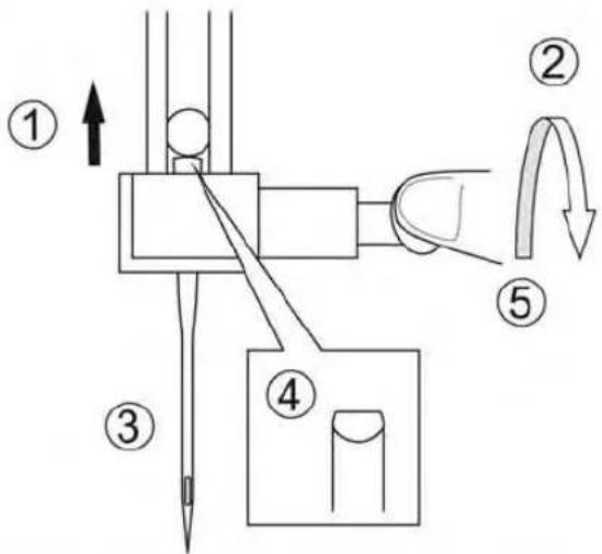 Diagram illustrating a mechanical or electrical device with numbered components and directional arrows indicating movement or force.