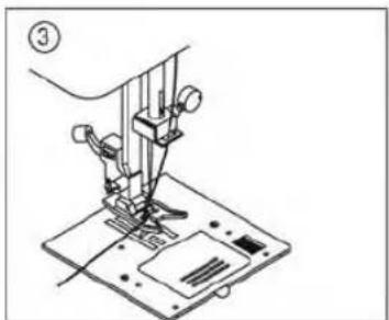 Gritzner Hobby V - Ophalen van de onderdraad - 2