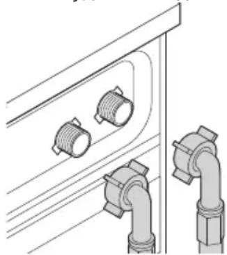 BLOMBERG WNF 6341 AE20 - Свързване на водопровода - 1