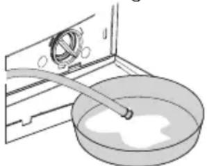 BLOMBERG WNF 7221 WE20 - Eliminare eventuale acqua residua e pulire il filtro della pompa - 2