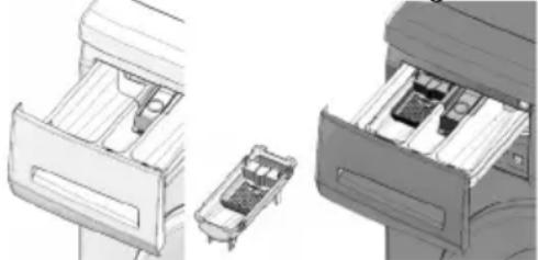 BLOMBERG WNF 7221 WE20 - Flüssigwaschmittelbehälter: - 1