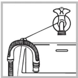 HOTPOINT Maxi ECO7D 1492 - Aansluiting van de afvoerbuis - 2