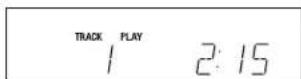 MARANTZ CR2020 - When the CD player is in the play or pause mode - 1
