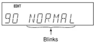EDIT 90 NORMAL Blinks