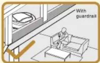 With guardrail