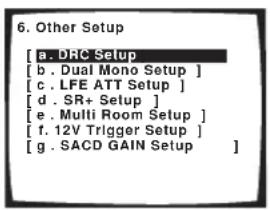 PIONEER VSX-1014 - Dynamic Range Control Setup - 1