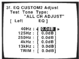 PIONEER VSX-1014 - Select which method you would like to use to adjust the overall frequency balance. - 3