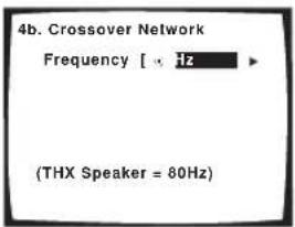 PIONEER VSX-1014 - Choose the frequency cutoff point. - 1