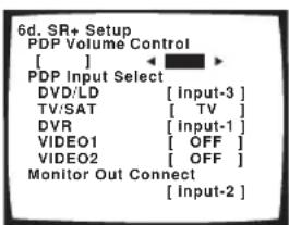 PIONEER VSX-1014 - Select the 'PDP Volume Control' setting you want. - 1