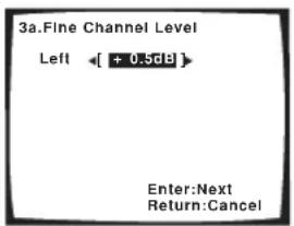 PIONEER VSX-1014 - Adjust the level of the left channel. - 1
