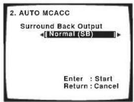 PIONEER VSX-1014 - Make sure 'Normal (SB)' is selected then press ENTER. - 1