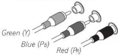 PIONEER VSX-1014 - Component video cables - 1