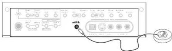 PIONEER VSX-1014 - Connect the microphone to the MCACC SETUP MIC jack on the front panel. - 1