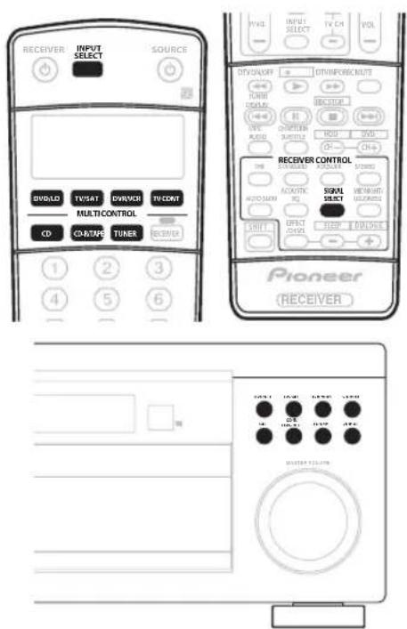 PIONEER VSX-1014 - Making an audio or a video recording - 1
