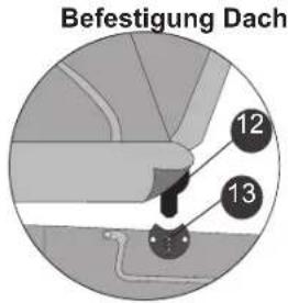 Befestigung Dach 12 13