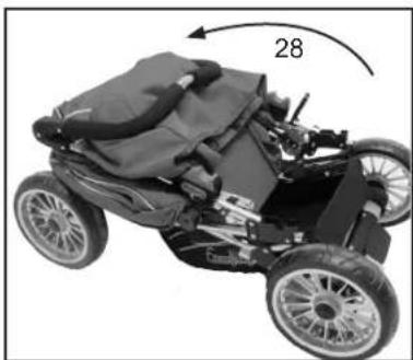 Emmaljunga Scooter S - Kankaan irrotus - 2
