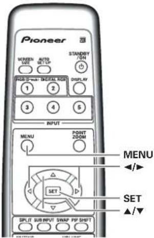 PIONEER PDP-43MXE1 - Nota - 2