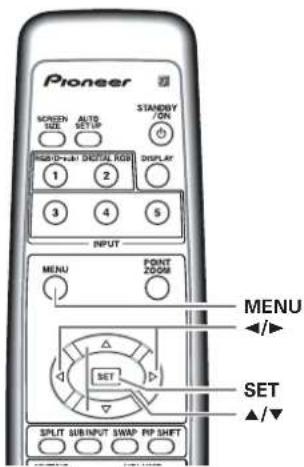 PIONEER PDP-43MXE1 - Selección de entrada automática (FUNCION AUTO) - 2