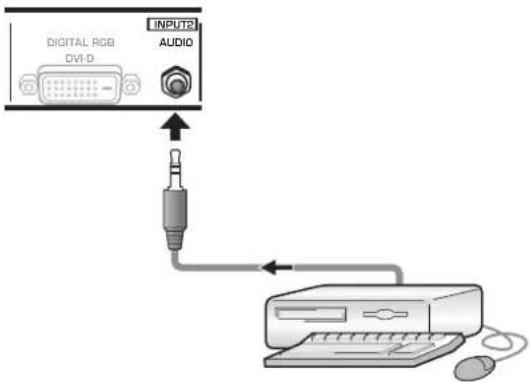 PIONEER PDP-43MXE1 - Conexiones en las entradas de audio de esta unidad - 2