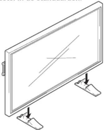 PIONEER PDP-43MXE1 - Installatie met behulp van de meegeleverde plasmascherm-standaarden - 2