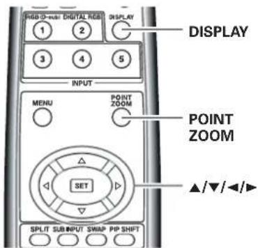 PIONEER PDP-43MXE1 - Allargamento parziale dell'immagine (POINT ZOOM) - 1