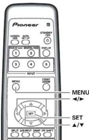 PIONEER PDP-50MXE1 - Para volver al modo de operación: - 2