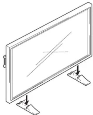 PIONEER PDP-50MXE1 - Installazione per mezzo degli appoggi in dotazione - 2