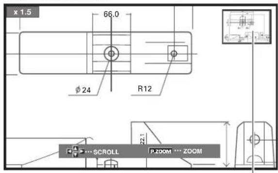 x 1.5 66.0 Ø24 R12 22.1 SCROLL P.ZOOM ZOOM