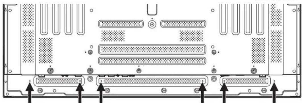 PIONEER PDP-50MXE1 - 將快速夾接到主機上 - 1