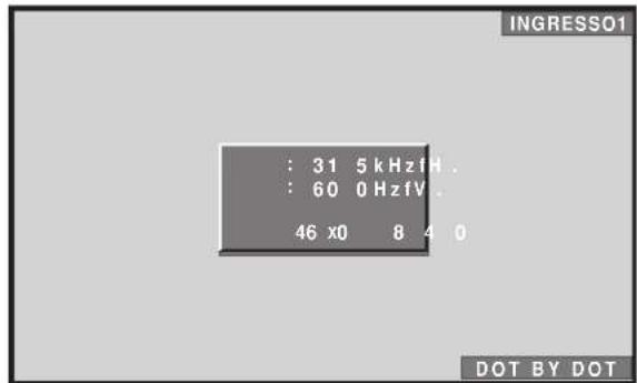 : 31 5 kHzF H . : 60 0 HzfV . 46 x0 8 4 0 INGRESSO1 DOT BY DOT