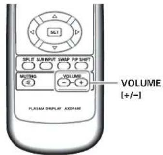 PIONEER PDP-50MXE1 - Ajuste del volumen del sonido - 2