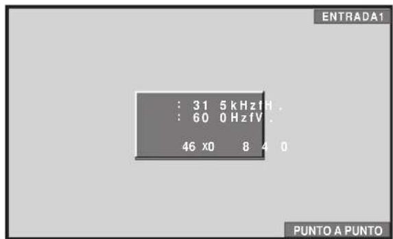 : 31 5 kHzfH . : 60 0 HzfV . 46 x0 8 4 0 ENTRADA1 PUNTO A PUNTO
