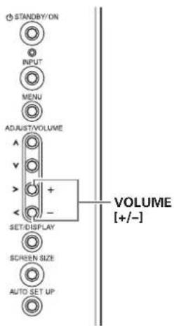 PIONEER PDP-50MXE1 - Regolazione del volume - 1