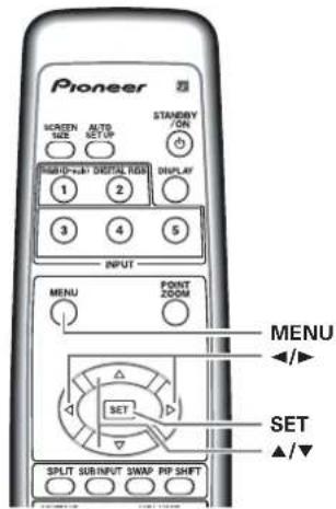 PIONEER PDP-50MXE1 - Cuando se emplea el modo de configuración automática, la pantalla se ajusta automáticamente a la configuración óptima de la imagen cuando se conecta la alimentación, cuando se cambia la fuente de entrada, o cuando se cambia el tipo de la señal de entrada. - 2