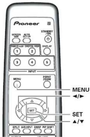 PIONEER PDP-50MXE1 - Wanneer de automatische installatiefunctie is ingeschakeld, zal het toestel automatisch de optimale instellingen kiezen wanneer de stroom wordt ingeschakeld, een andere signaalbron wordt gekozen of het ingangssignaaltype verandert. - 2