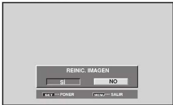 REINIC. IMAGEN SI NO SET ... PONER MENU ... SALIR