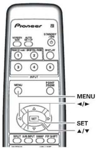 PIONEER PDP-50MXE1 - Preparación de [AFIANZAR POSICION] - 2