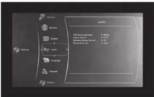 Network RS-Link Display Audio Language Personal Systems Audio PCR Downloading Digital Audio System Range Control Video Resources • 100% • 50% • 20% • Auto
