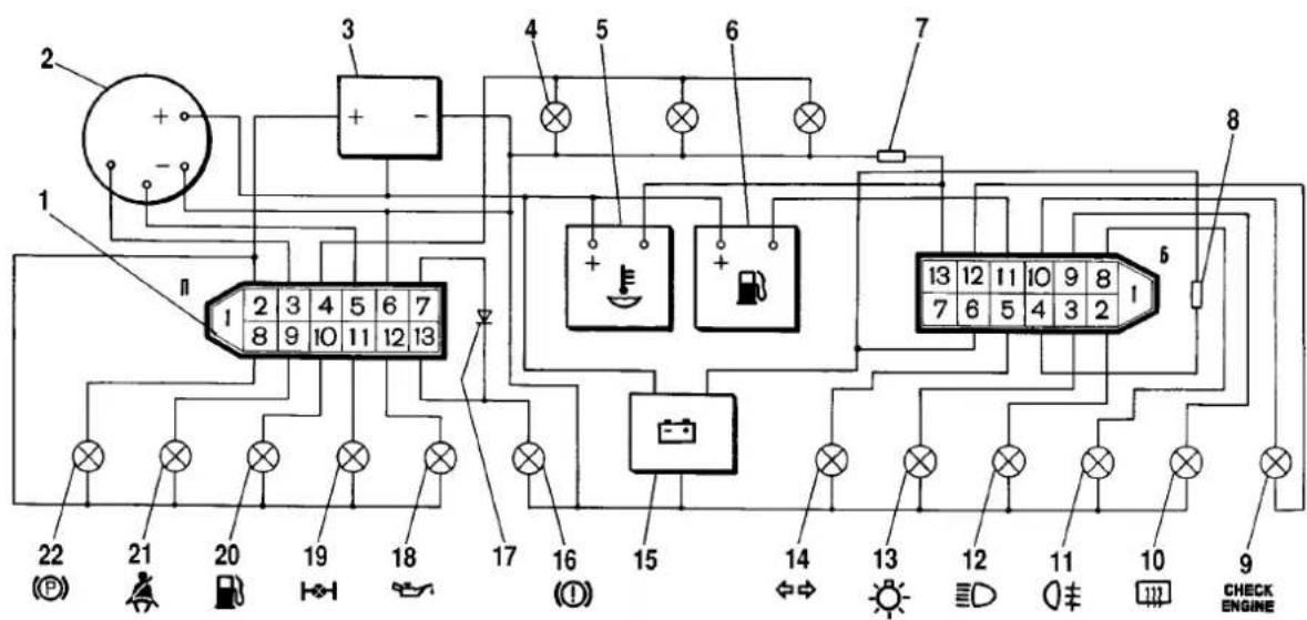 2 1 11 22 (P) 21 20 19 18 17 16 15 14 13 12 11 10 9 8 7 6 5 4 3 2 1 10 CHECK ENGINE