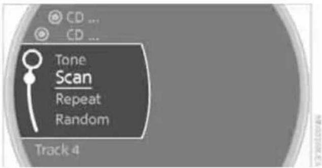 CD ... CD ... Tone Scan Repeat Random Track 4
