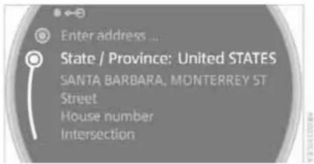 Enter address ... State / Province: United STATES SANTA BARBARA, MONTERREY ST Street House number Intersection