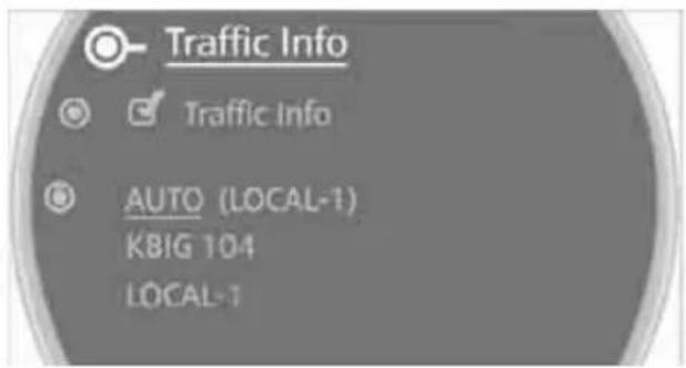 Traffic Info Traffic Info AUTO (LOCAL-1) KBIG 104 LOCAL-1